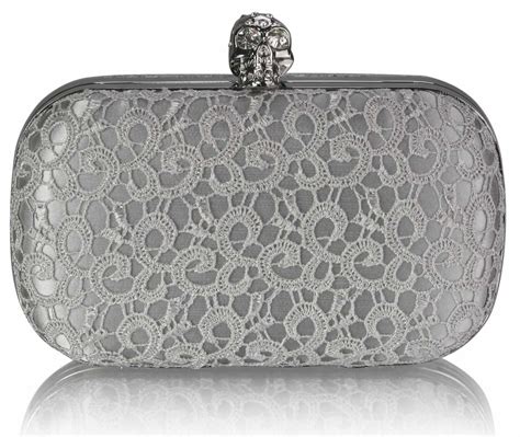 silver metallic box clutch|small silver clutch evening bag.